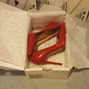 Aldo Senor Women's Size 7 Red Leather Stiletto Pumps